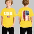 thumbnail image 2 of 4th of July Shirts Toddler Boys Girls American Flag USA T-Shirt Kids Patriotic Tee Tops 1-13Y, 2 of 4