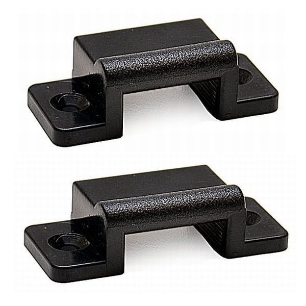 Bayliner 2 3/8 Inch Black Plastic Bimini Top Side Mount Fitting (pair