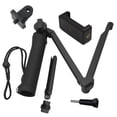 thumbnail image 2 of Selfie Stick Monopod con Adaptador para Cámara de Acción GoPro y Celular Techna 3-Way, 2 of 4