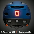 thumbnail image 3 of Ozark Trail Adult Rechargeable Light-Up Blue Helmet, Ages 14+, 3 of 8