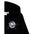 thumbnail image 2 of Wednesday Addams Girls Halloween Graphic Fleece Hoodie Sweatshirt, Sizes 4-16, 2 of 3