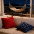 thumbnail image 5 of 4th of July Pillow Covers 18x18, Flag Printed Patriotic Pillow Covers for Independence Day, Memorial Day, Veterans Day, USA, Red White Blue Pillowcase Patriotic Decor, 5 of 5