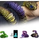 thumbnail image 3 of 3D Printed Snake and Animal Toys - Movable Joint Snake Pet, Adult Fidget Toys for Home Office Decor (11.8 Purple), 3 of 6