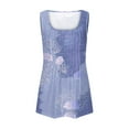 thumbnail image 4 of Gamivast Womens Tank Tops Plus Size Floral Graphic Tunic Shirts Casual Loose Crew Neck Sleeveless Blouses Summer Outdoor Dressy Tops, 4 of 6