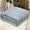 Gray, variant on Giunmcul Super Soft Microfiber Fleece Blanket 27.58*39.40in Warm Throw Rug Sofa Bed Navy Blue Pink Grey