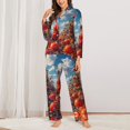 thumbnail image 2 of Pajamas for Women Set - Tomato Field Bottle Comfy Long Sleeve Button Up Pajama Sets for Women 2 Piece, Soft Sleepwear Nightwear Pjs Lounge Sets for Women with Pockets, 2 of 6