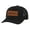 Black/Black, variant on Tamarack Trees Forest Pine Woods Men's Laser Engraved Leather Patch Mesh Back Trucker Hat, Black/White