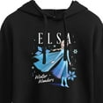thumbnail image 3 of Disney Frozen 2 - Elsa Winter Wonders Christmas - Juniors Cropped Pullover Hoodie, 3 of 5