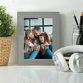 thumbnail image 6 of Grooved 3.5 in. x 5 in. Grey Picture Frame Set (Set of 4), 6 of 6
