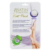 Satin Smooth Foot Pack Moisturizing Treatment Single Use Booties