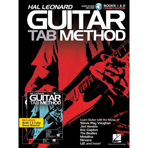Hal Leonard Guitar Tab Method - Books 1 & 2 Combo Edition Book/Online Audio, (Paperback)