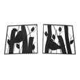 thumbnail image 3 of Rustic Birds and Branches 2 Piece Wood and Metal Wall Sculpture Set, 3 of 5