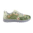 thumbnail image 3 of HELLHERO Floral Hummingbird Print Lightweight Running Sneakers, Mesh Breathable Athletic Trainers for Men and Women, Lace up Shoes for Jogging Gym Walking, 3 of 11