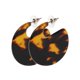 thumbnail image 4 of Acrylic Statement Tortoise Shell Earrings Fashion Hoop Resin Dangle Earrings------Product code 69815, 4 of 4