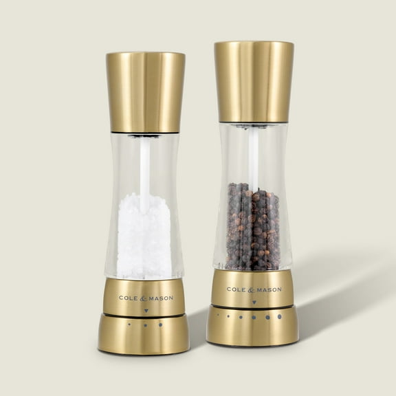 Cole & Mason Derwent Gold Salt & Pepper Mill Gift Set