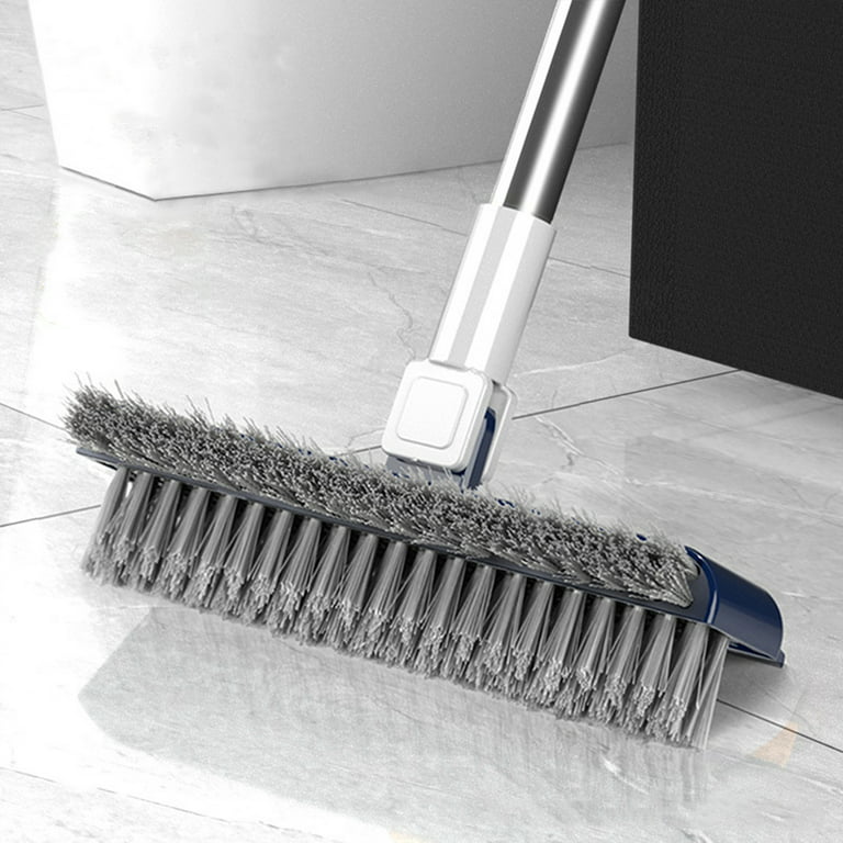 Scrub Brush Floor Brush with Long Handle Deck Cleaning Bathroom Patio  Kitchen