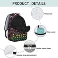 thumbnail image 4 of Rainbow Puppy Backpack for School,Cute School Bag,Schoolbag with Adjustable Shoulder Straps & Padded Back,15.3"x11"x7.1".﻿, 4 of 6