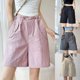 thumbnail image 2 of Pantalones cortos Cargo de secado rápido para mujer, ropa de playa para el hogar, ocio, para interiores y exteriores, holgados, a la moda, novedad de verano, 2 of 4