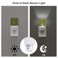 thumbnail image 3 of Bingfone Fresh Orange Print Night Lights Plug into Wall,Dusk to Dawn,Bright Nightlight Auto-On/Off, for Adults Kids Room Bedroom Bathroom Hallway Kitchen, 3 of 7