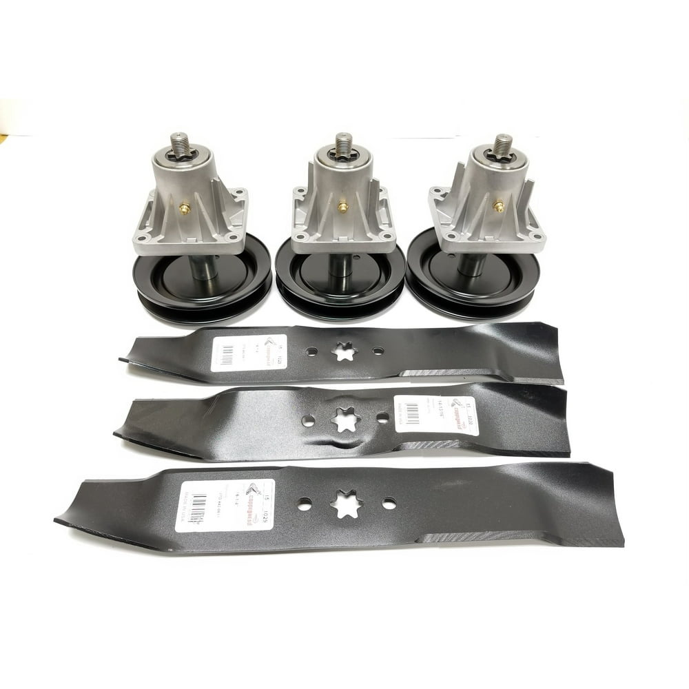 46" Lawn Mower Deck Rebuild Kit Includes 6180660 Spindles and 742