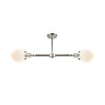 thumbnail image 4 of Innovations Lighting 209-PN-G201-6 Beacon 2 Light 23" Wide Linear Chandelier - White, 4 of 5