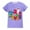 Purple, variant on Numberblocks Printed Tee Anime Shirt Colorful Gaming Graphic T-Shirt For Boys Girls Sky Blue 7-8 Years