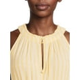thumbnail image 5 of Time and Tru Women's Sleeveless Double Cloth Midi Dress, 5 of 5