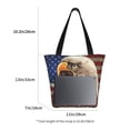 thumbnail image 3 of Balery Eagle With USA Flags Bolsa de Hombro con Diseño, Bolsa Grande y Duradera, Bolsa Versátil para Compras, 3 of 6