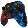 thumbnail image 5 of eXtremeRate Replacement Shell Fire Eagle vs Ice Snake Front Housing Cover for Xbox Core Controller, 5 of 7