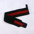 thumbnail image 4 of ITSELFER 2pcs Wrist Weight Lifting Strap Fitness Gym Wrap Bandage Hand Support Wristband Wrist Supports Stabilizer with Thumb (Black and Red), 4 of 5