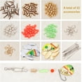 thumbnail image 2 of Juego de 282 anzuelos de colores variados, equipo de pesca de hierro, señuelos de pesca de polietileno, cuentas luminosas, garras, ganchos y alfileres para accesorios de pesca., 2 of 5
