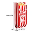 thumbnail image 2 of QUMIIRITY 100Pcs Treat Bags Paper Popcorn Containers with Popcorn Themed Stripes for Snack Storage, 2 of 6