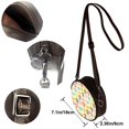 thumbnail image 5 of Lsque Vintage Cup Pattern Shoulder Bag – Microfiber Leather Crossbody with Detachable Strap & Handle Ring, Waterproof & Durable, Elegant Everyday Carry, 5 of 5