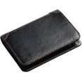 TRAHOOMens Wallet Genuine Leather RFID Blocking Trifold Wallets for