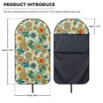 thumbnail image 5 of Bulopur Retro Front Car Seat Towel Universal Soft Breathable Seat Protector Boho Floral Non-Slip Towel for Car Decor Fit SUV Sedan Truck, 5 of 8