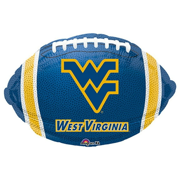 17 inch West Virginia University Junior Shape Foil Mylar Balloon - Party Supplies Decorations