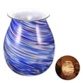 thumbnail image 2 of Lámpara Aromática 2 En 1, Cristal Azul Dorado, Esmalte De Color, Delicado, Exquisito Ambientador Perfumado, Luz Nocturna Ambiental Para El Hogar, Junto A La Cama, Yoga Vogacara HA027828-01, 2 of 6