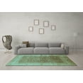 thumbnail image 3 of Ahgly Company Indoor Rectangle Oriental Light Blue Industrial Area Rugs, 6' x 9', 3 of 4