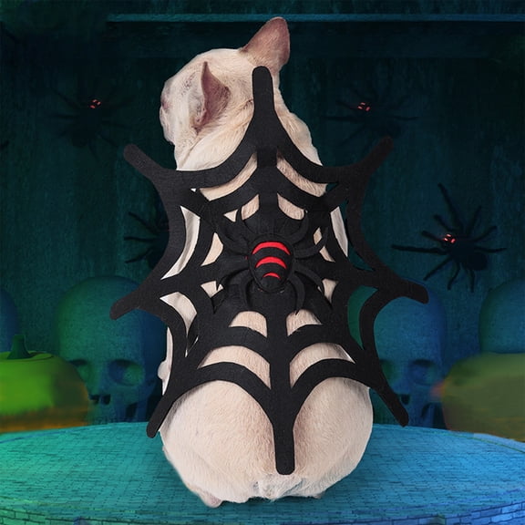 HBBKVI Halloween Decorations, Halloween Cats Dog Costume , Spider Pet Costume Cosplay Accessories Halloween Pet Decoration for Dogs Puppy Cats