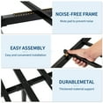 thumbnail image 4 of Victorian Full Metal Bed Frame - Heavy Duty Slats, Headboard & Footboard, Quiet & Easy Assembly, Underbed Storage - Wood Color, F Size, 4 of 8