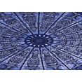 thumbnail image 1 of Ahgly Company Tapis d'Intérieur Lavables en Machine, Rectangle Bleu Transitionnel, 6' x 9', 1 of 7