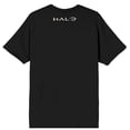 thumbnail image 2 of HALO UNSC Soldier Fighting Wolf Monster Adult Black Short Sleeve Tee-5XLB, 2 of 4