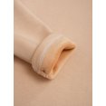 thumbnail image 6 of Venjoe Girls Fleece Lined Shirts Long Sleeve Thermal Tops Kids Dance Teamwear Baselayer Ballet Nude 160, 6 of 7