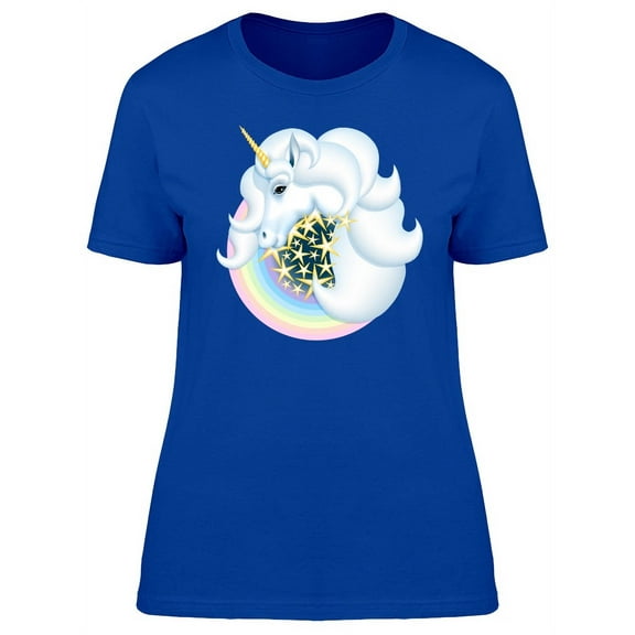 Lovely Unicorn Amazing Graphic T-Shirt Women -Image by Shutterstock, Female x-Large