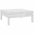 thumbnail image 3 of vidaXL 10 Piece Garden Lounge Set Solid Wood Pine White, 3 of 5