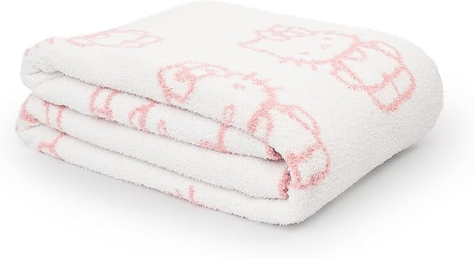 Sanrio Hello Kitty Decorative Throw Blanket - Soft & Cozy 50x60 Inch