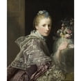 thumbnail image 3 of Allan Ramsay 15x17 Black Modern Framed Museum Art Print Titled - The Artist's Wife, Margaret Lindsay of Evelick (1758), 3 of 5