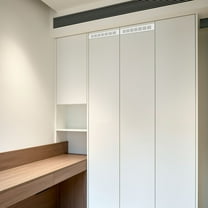 NICEXMAS Closet Door Vents Air Vent Grille Silver Aluminum Alloy 2Pcs