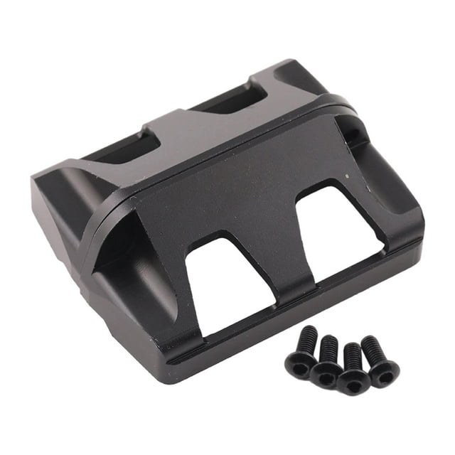 Piezas de repuesto de coche teledirigido, Servo Protector, cubierta protectora Servo duradera con tornillos, reemplazos de accesorios para e-revo 2,0 Negro