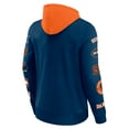 thumbnail image 3 of Men's Fanatics  Navy/Orange Chicago Bears Patched Out Pullover Hoodie, 3 of 3